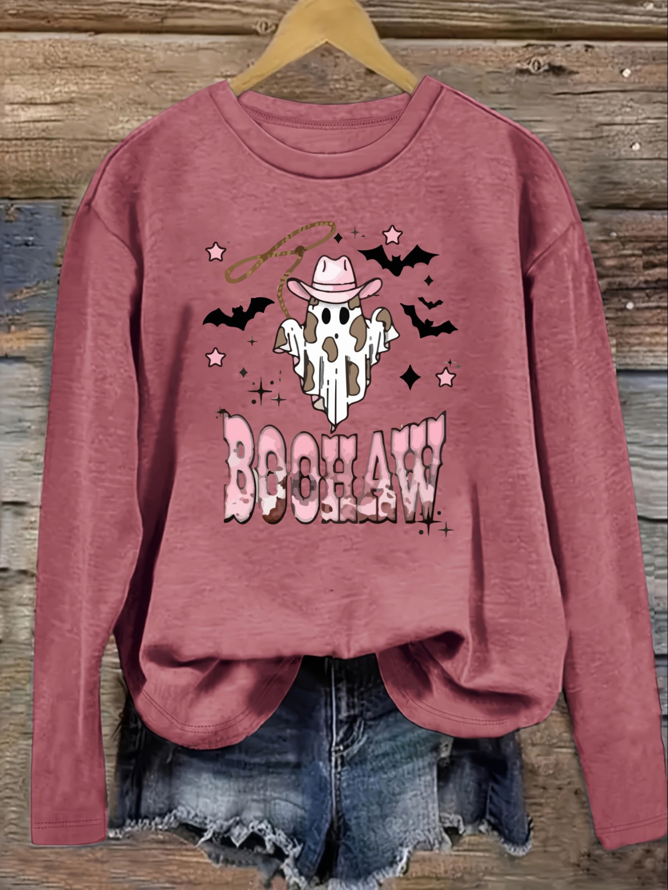 เสื้อยืดแขนยาวคอกลมลำลองสำหรับ - Winter Clothing Design บทวิจารณ์และราคา