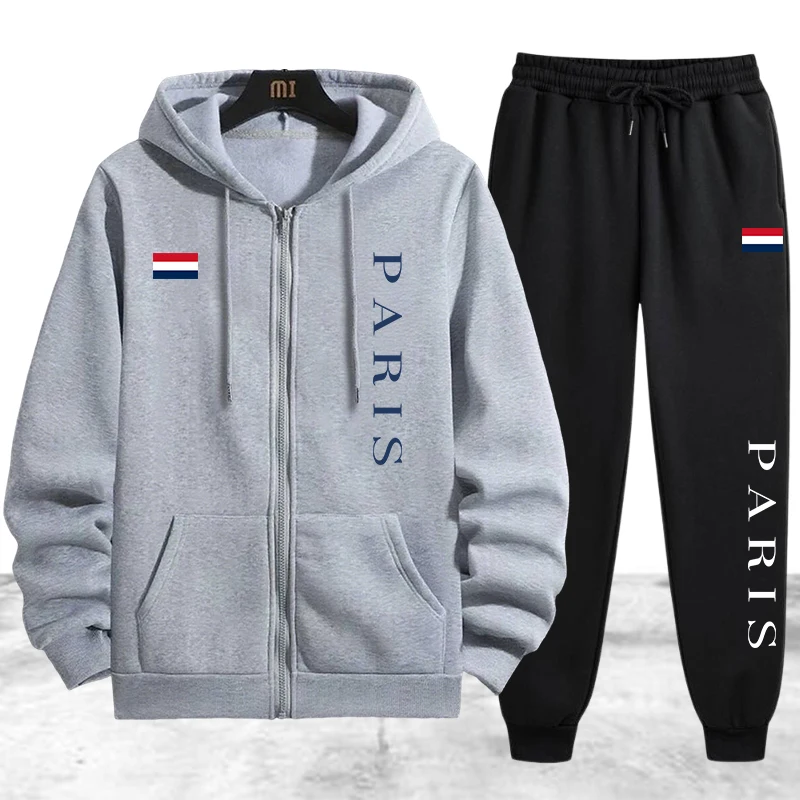 ชุดวอร์มผู้ชาย Paris Printing  - Winter Clothing Design บทวิจารณ์และราคา