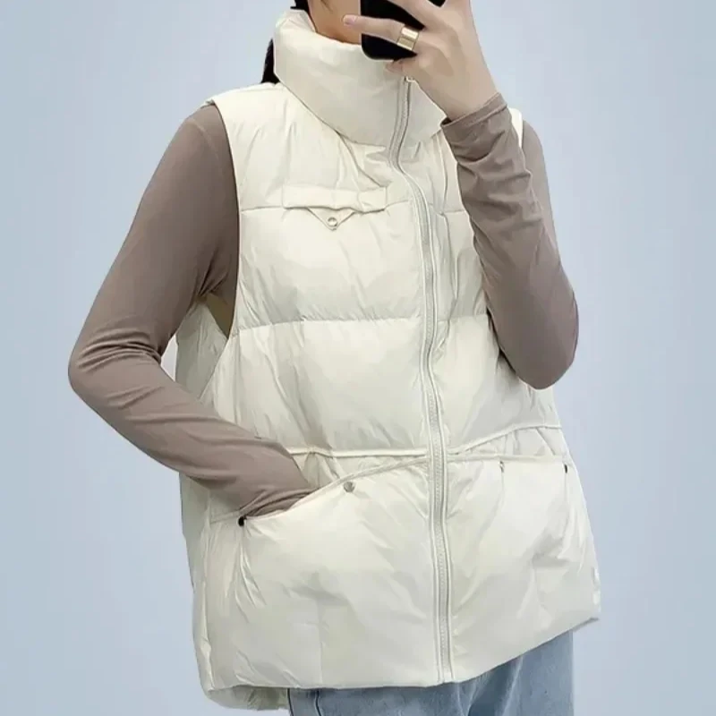 หลวมเบาะผ้าฝ้ายเสื้อกั๊กผู้หญิ - Winter Clothing On Sale Women'S บทวิจารณ์และราคา