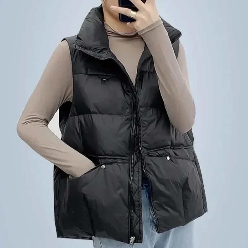 หลวมเบาะผ้าฝ้ายเสื้อกั๊กผู้หญิ - Winter Clothing On Sale Women'S บทวิจารณ์และราคา