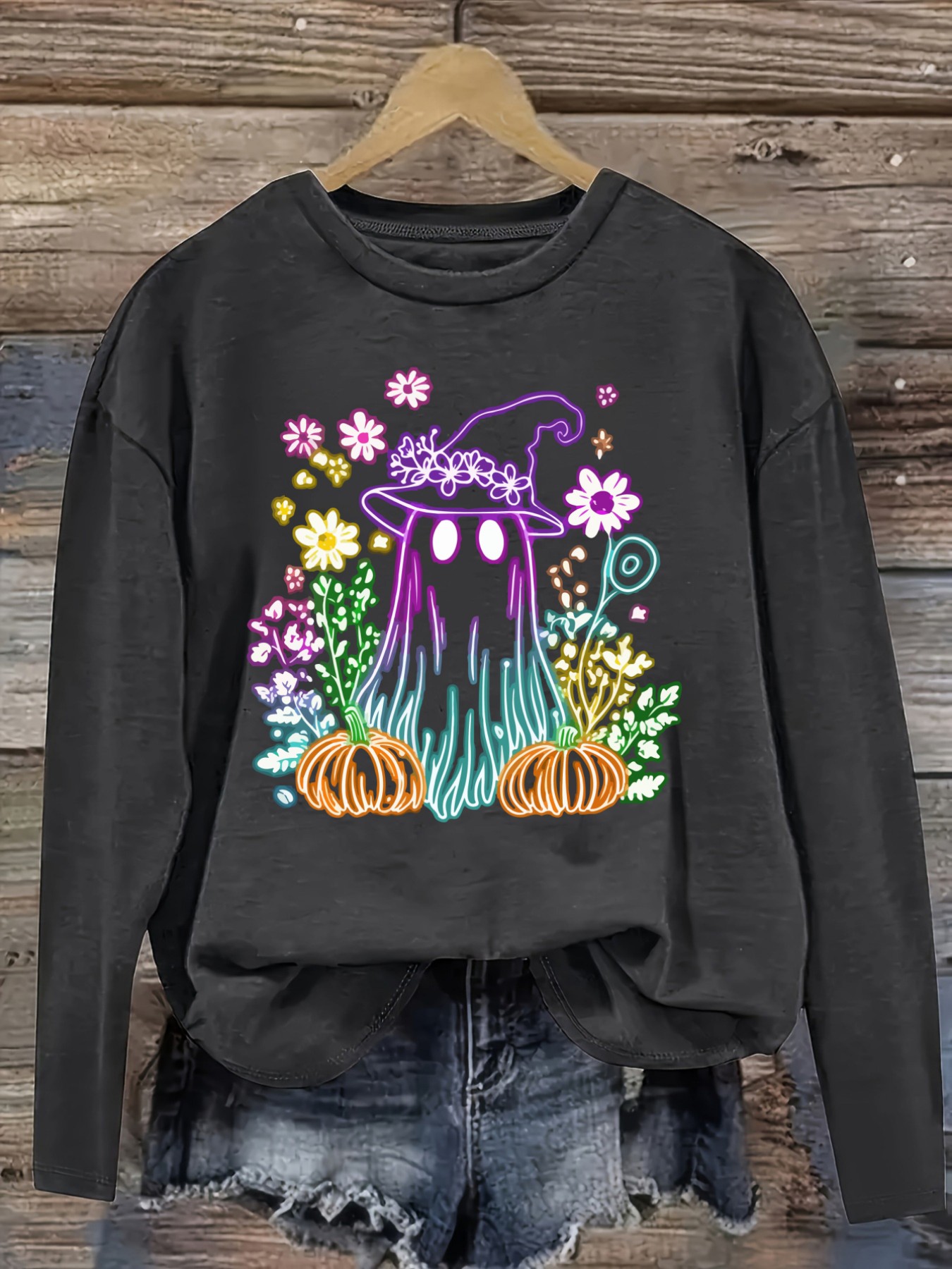 เสื้อยืดแขนยาวคอกลมลำลองสำหรับ - Winter Clothing Design บทวิจารณ์และราคา