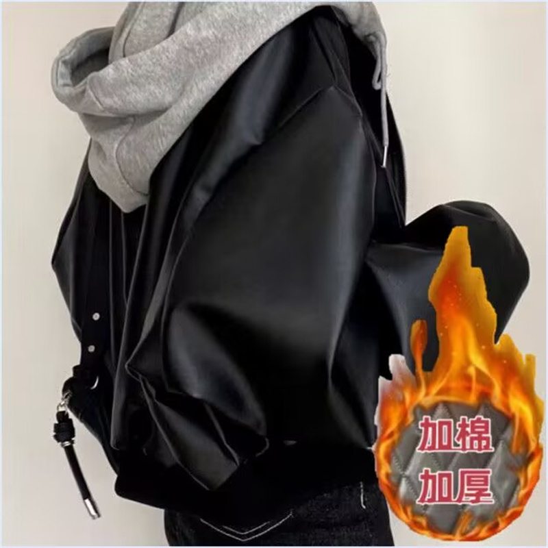 แจ็คเก็ตหนังมีฮู้ดสไตล์เกาหลีช - Winter Clothing Pinterest บทวิจารณ์และราคา