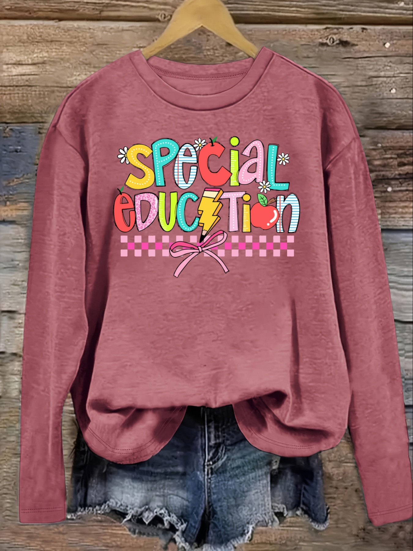 เสื้อยืดแขนยาวคอกลมลำลองสำหรับ - Winter Clothing Design บทวิจารณ์และราคา