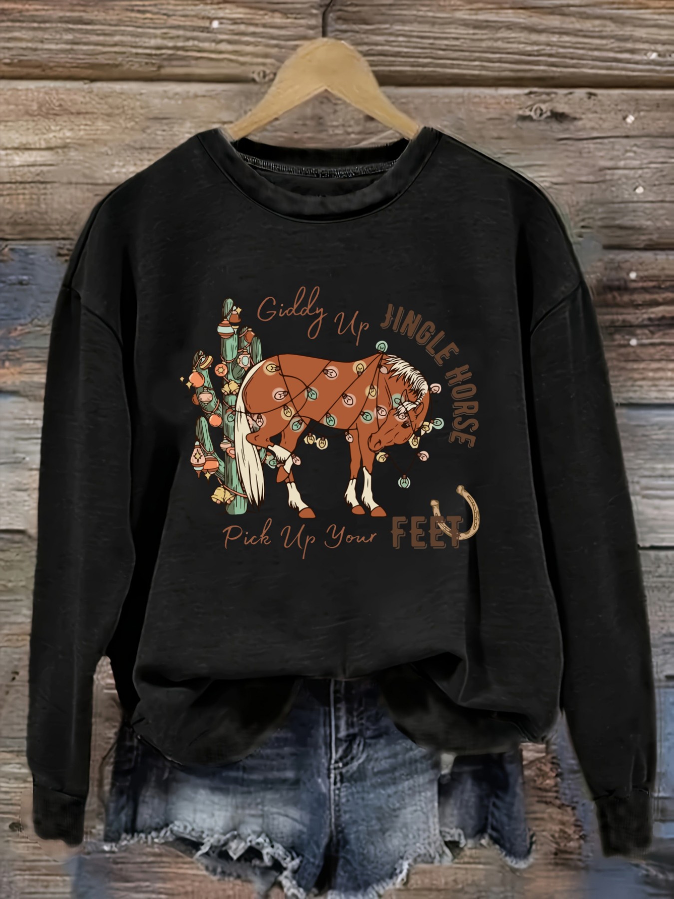 เสื้อยืดแขนยาวคอกลมลำลองสำหรับ - Winter Clothing Design บทวิจารณ์และราคา