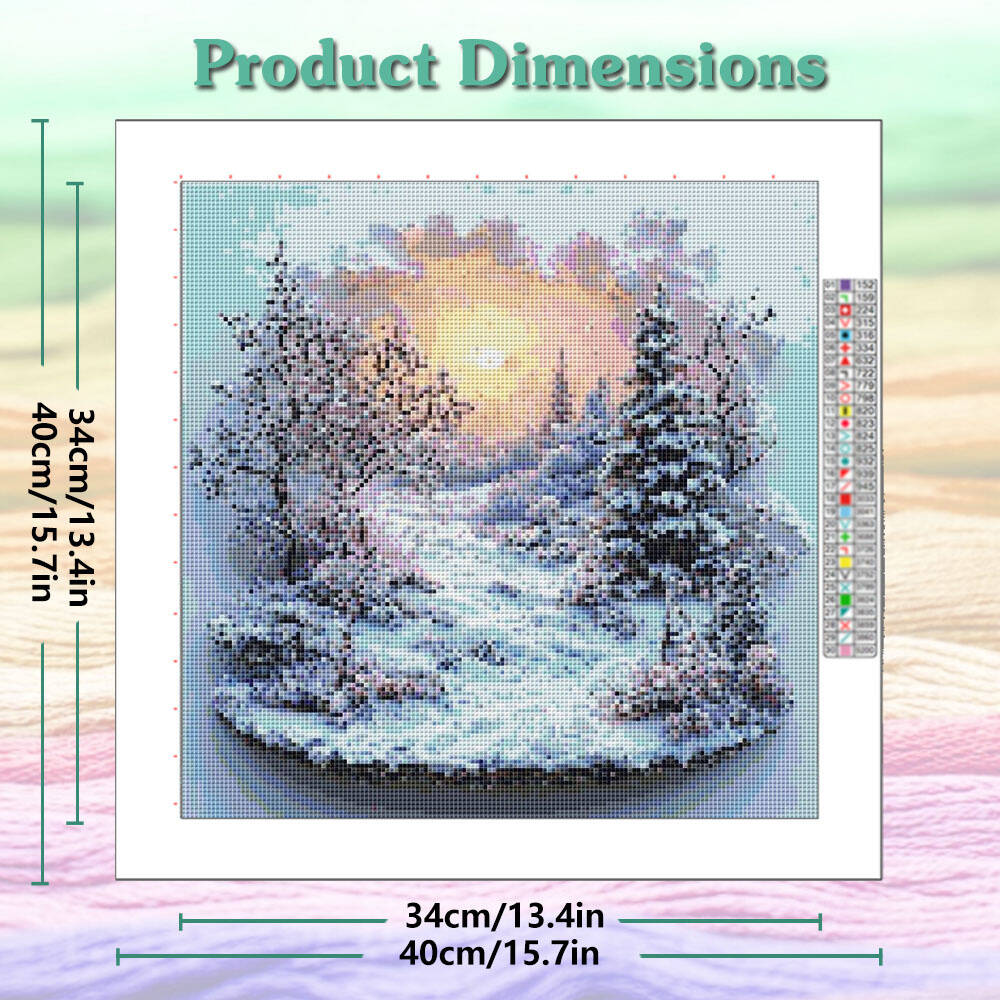 Cross Stitch วัวสัตว์ DIY Full - Winter Clothing Pinterest บทวิจารณ์และราคา