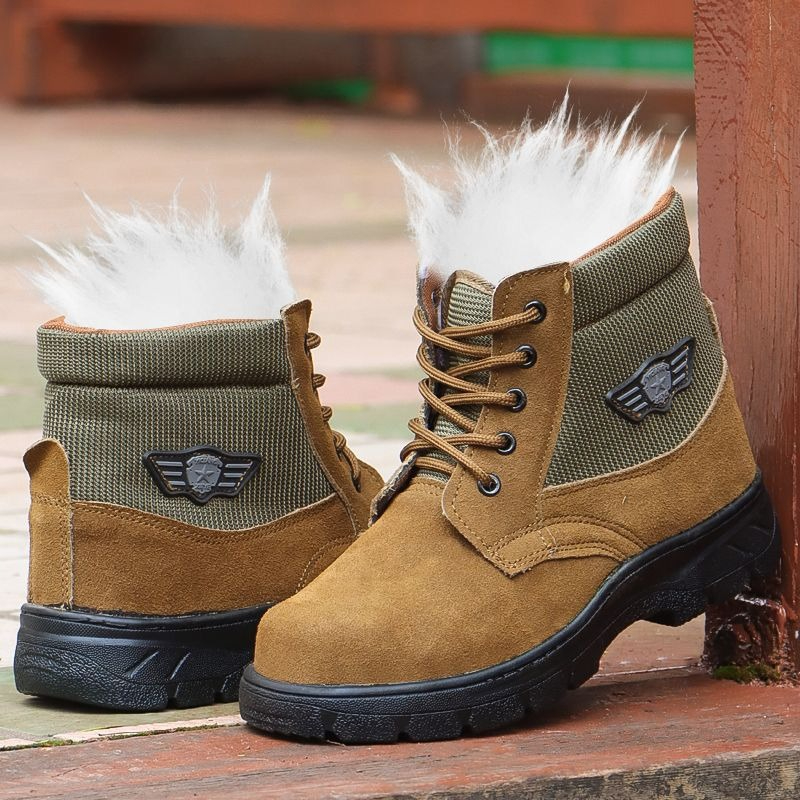รองเท้าบูทหิมะสำหรับผู้ชายฤดูห - Snow Boot Fur Lined บทวิจารณ์และราคา