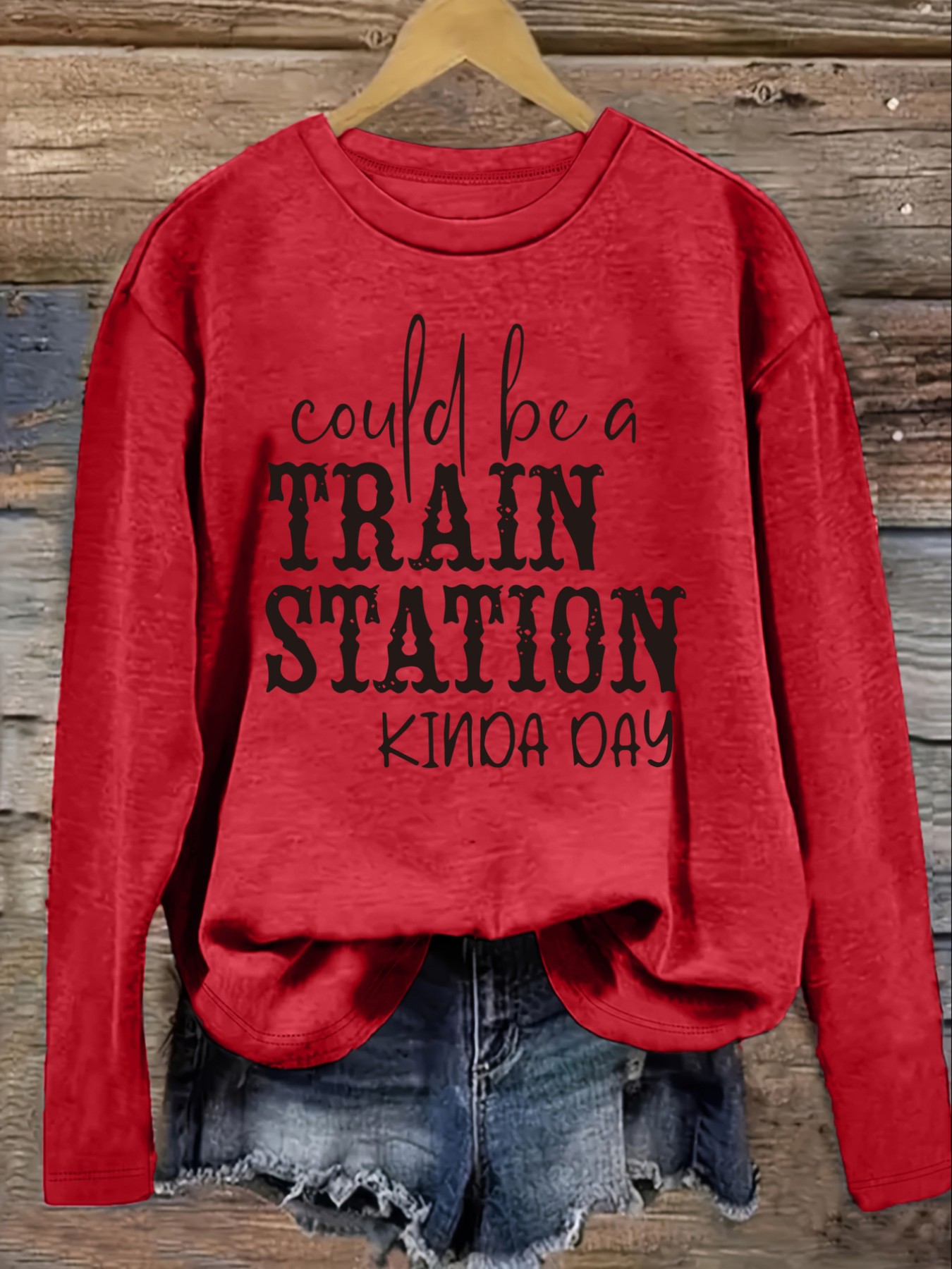 เสื้อยืดแขนยาวคอกลมสำหรับผู้หญ - Winter Clothing Design บทวิจารณ์และราคา