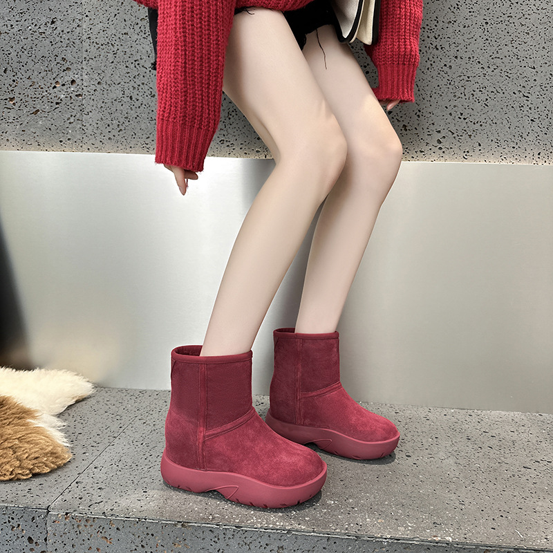 รองเท้าบูทหิมะสำหรับผู้หญิง หน - Snow Boot Fur Lined บทวิจารณ์และราคา