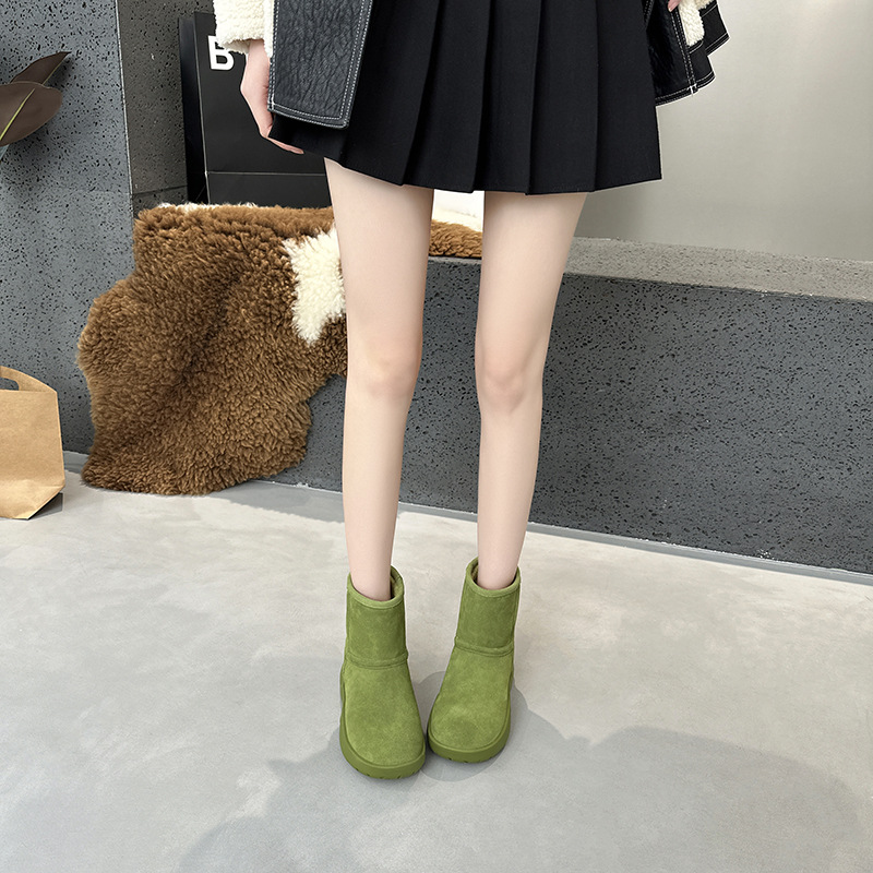 รองเท้าบูทหิมะสำหรับผู้หญิง หน - Snow Boot Fur Lined บทวิจารณ์และราคา