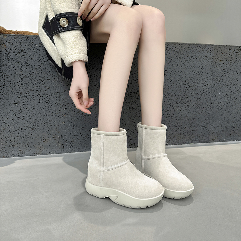 รองเท้าบูทหิมะสำหรับผู้หญิง หน - Snow Boot Fur Lined บทวิจารณ์และราคา