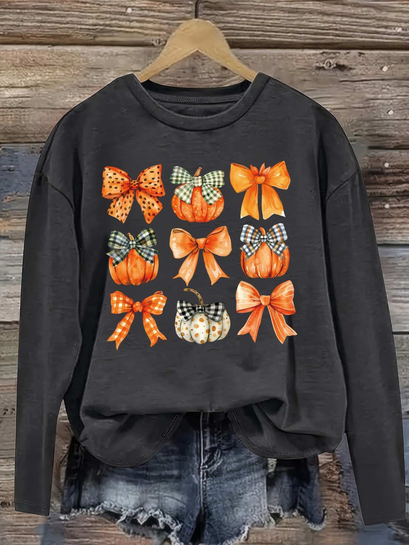 เสื้อยืดแขนยาวคอกลมลำลองสำหรับ - Winter Clothing Patterns บทวิจารณ์และราคา