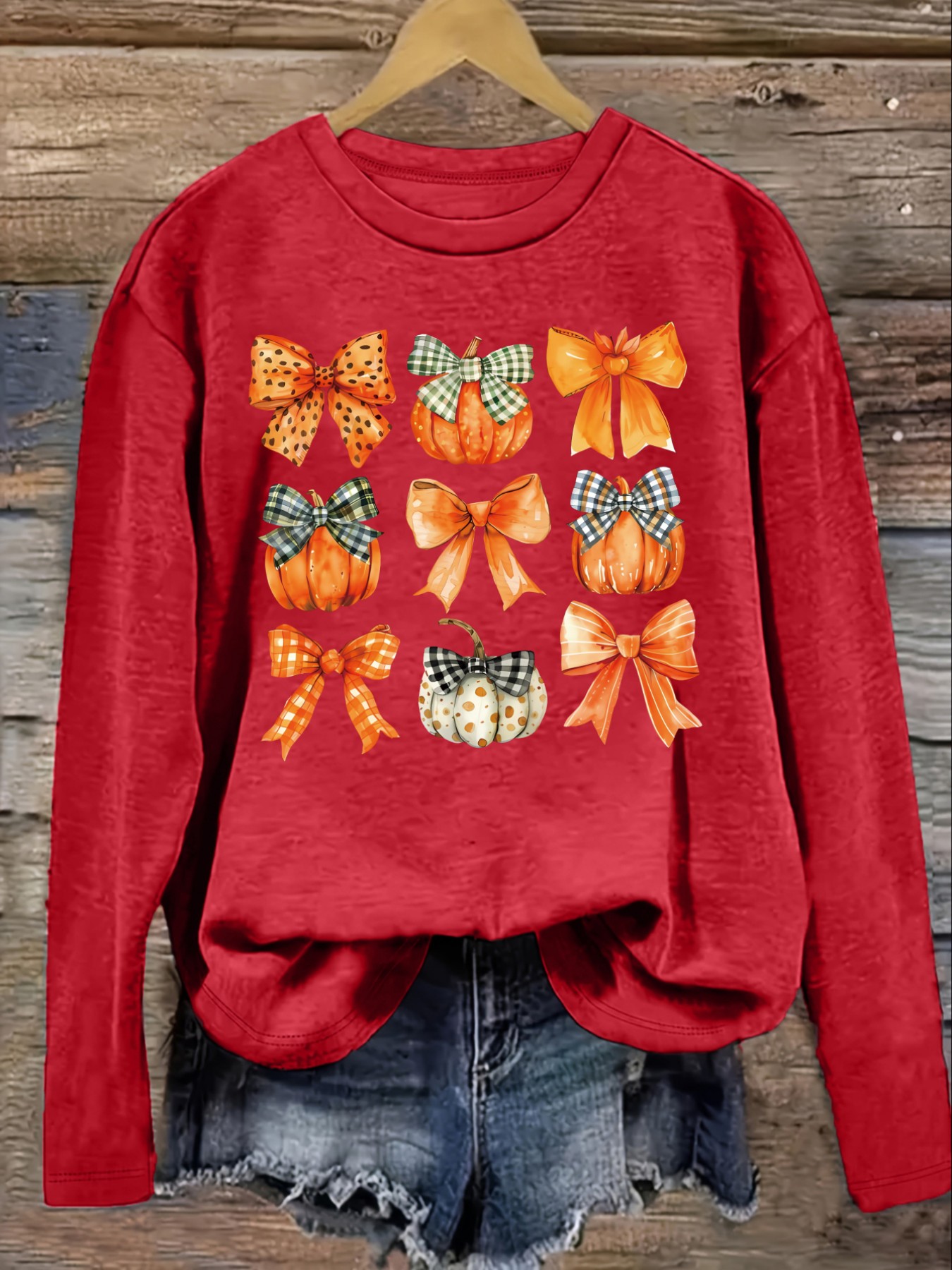 เสื้อยืดแขนยาวคอกลมลำลองสำหรับ - Winter Clothing Patterns บทวิจารณ์และราคา