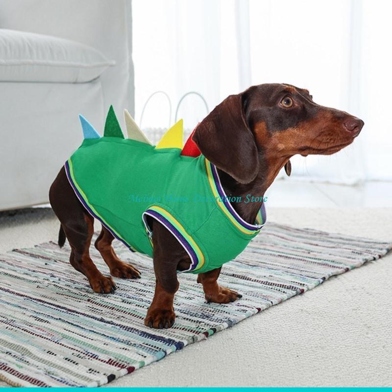 H7BF เสื้อกั๊กธีมไดโนเสาร์ดัชช - Winter Clothing For Dogs บทวิจารณ์และราคา