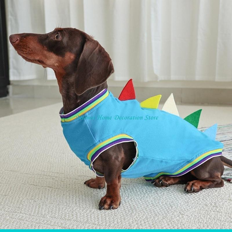 H7BF เสื้อกั๊กธีมไดโนเสาร์ดัชช - Winter Clothing For Dogs บทวิจารณ์และราคา