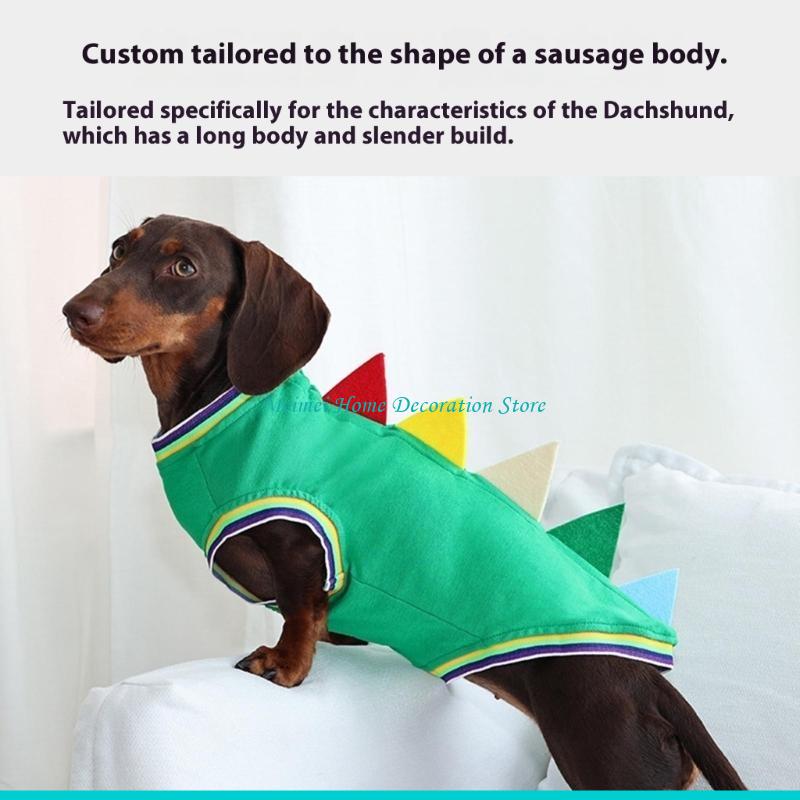 H7BF เสื้อกั๊กธีมไดโนเสาร์ดัชช - Winter Clothing For Dogs บทวิจารณ์และราคา