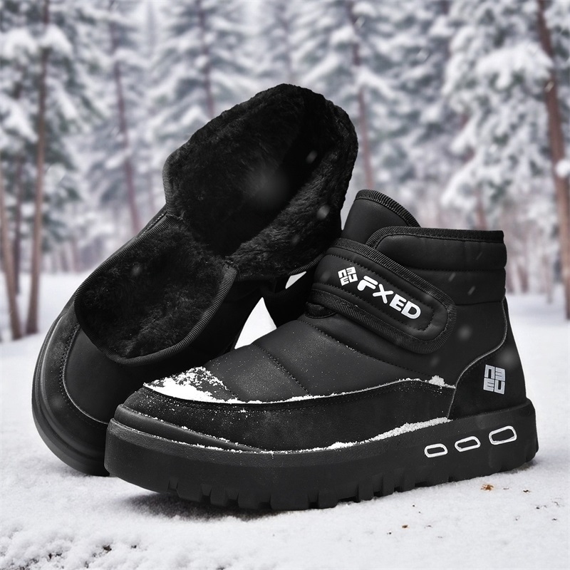 รองเท้าบูทหิมะบุขนสำหรับผู้ชาย - Snow Boot Fur Lined บทวิจารณ์และราคา