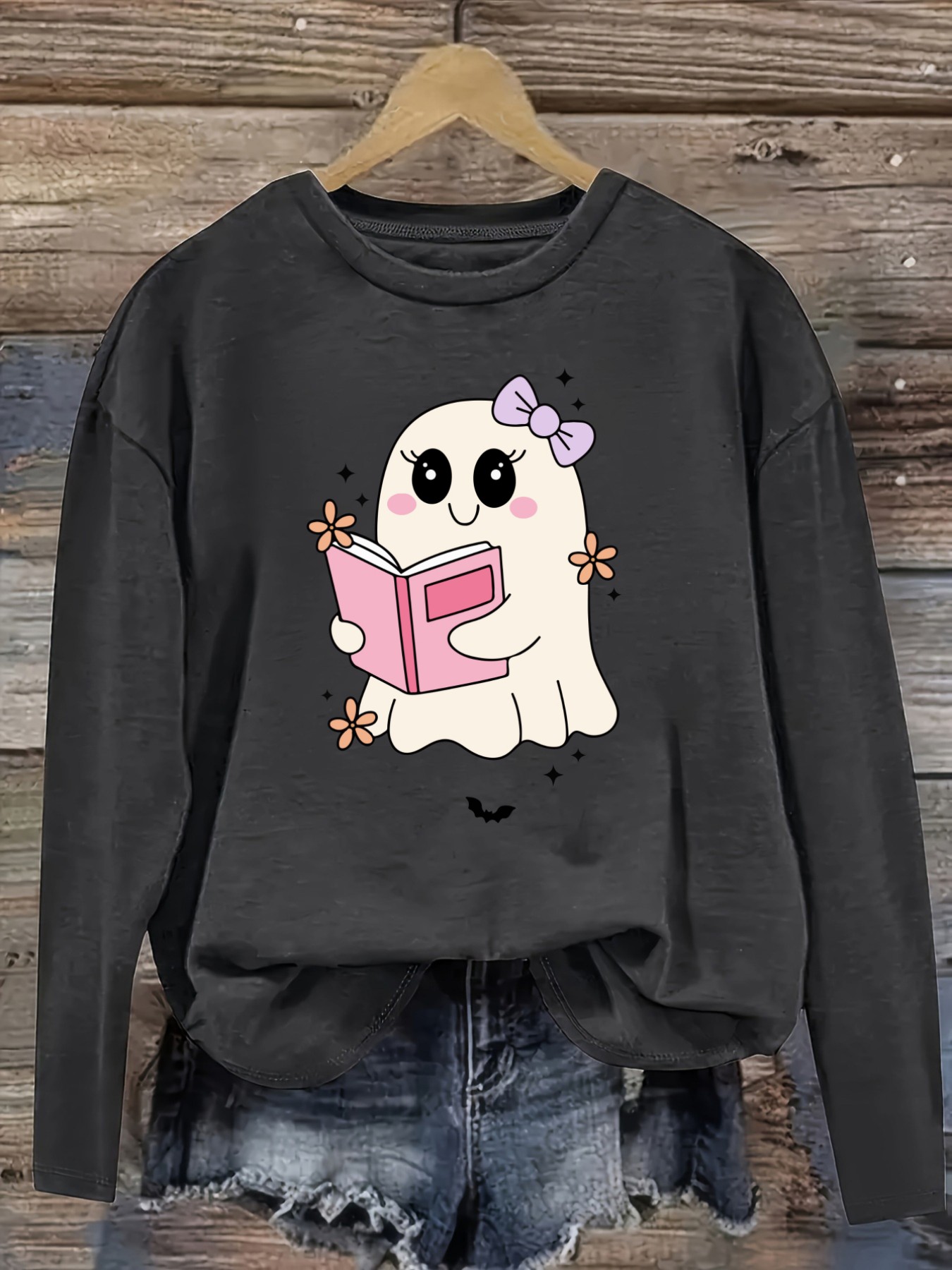 เสื้อยืดแขนยาวคอกลมลำลองสำหรับ - Winter Clothing Design บทวิจารณ์และราคา