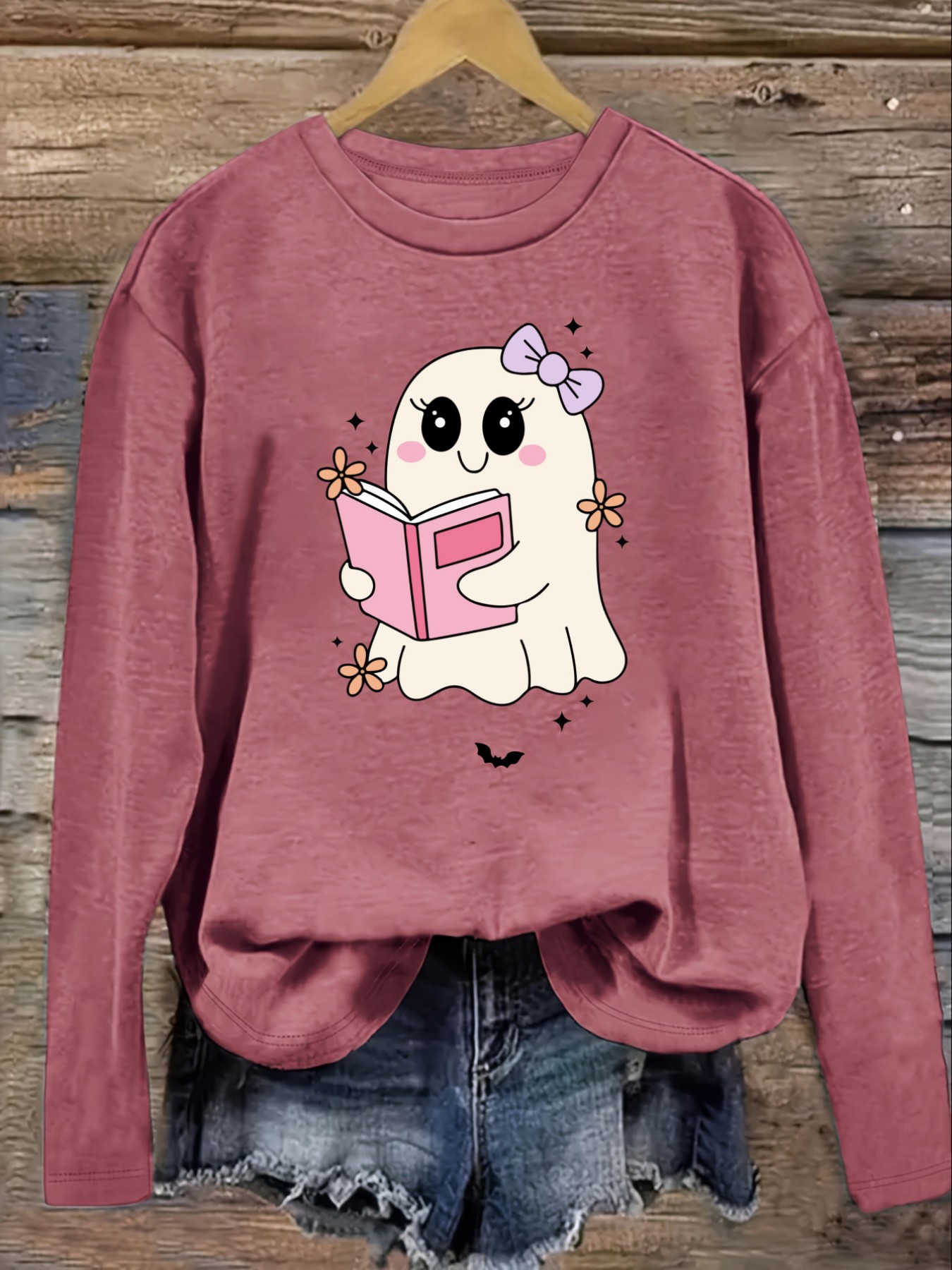 เสื้อยืดแขนยาวคอกลมลำลองสำหรับ - Winter Clothing Design บทวิจารณ์และราคา