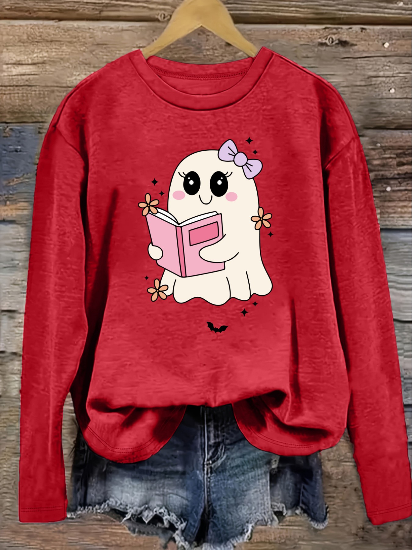 เสื้อยืดแขนยาวคอกลมลำลองสำหรับ - Winter Clothing Design บทวิจารณ์และราคา