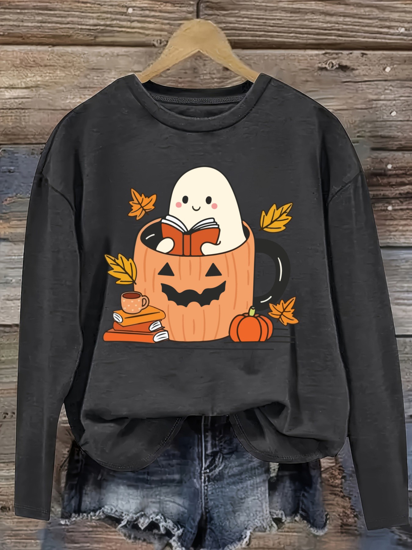 เสื้อยืดแขนยาวคอกลมลำลองสำหรับ - Winter Clothing Design บทวิจารณ์และราคา