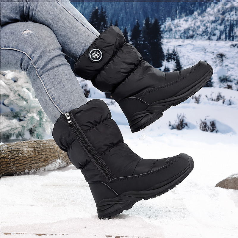 รองเท้าบูทหิมะสำหรับผู้หญิง กั - Snow Boot Fur Lined บทวิจารณ์และราคา