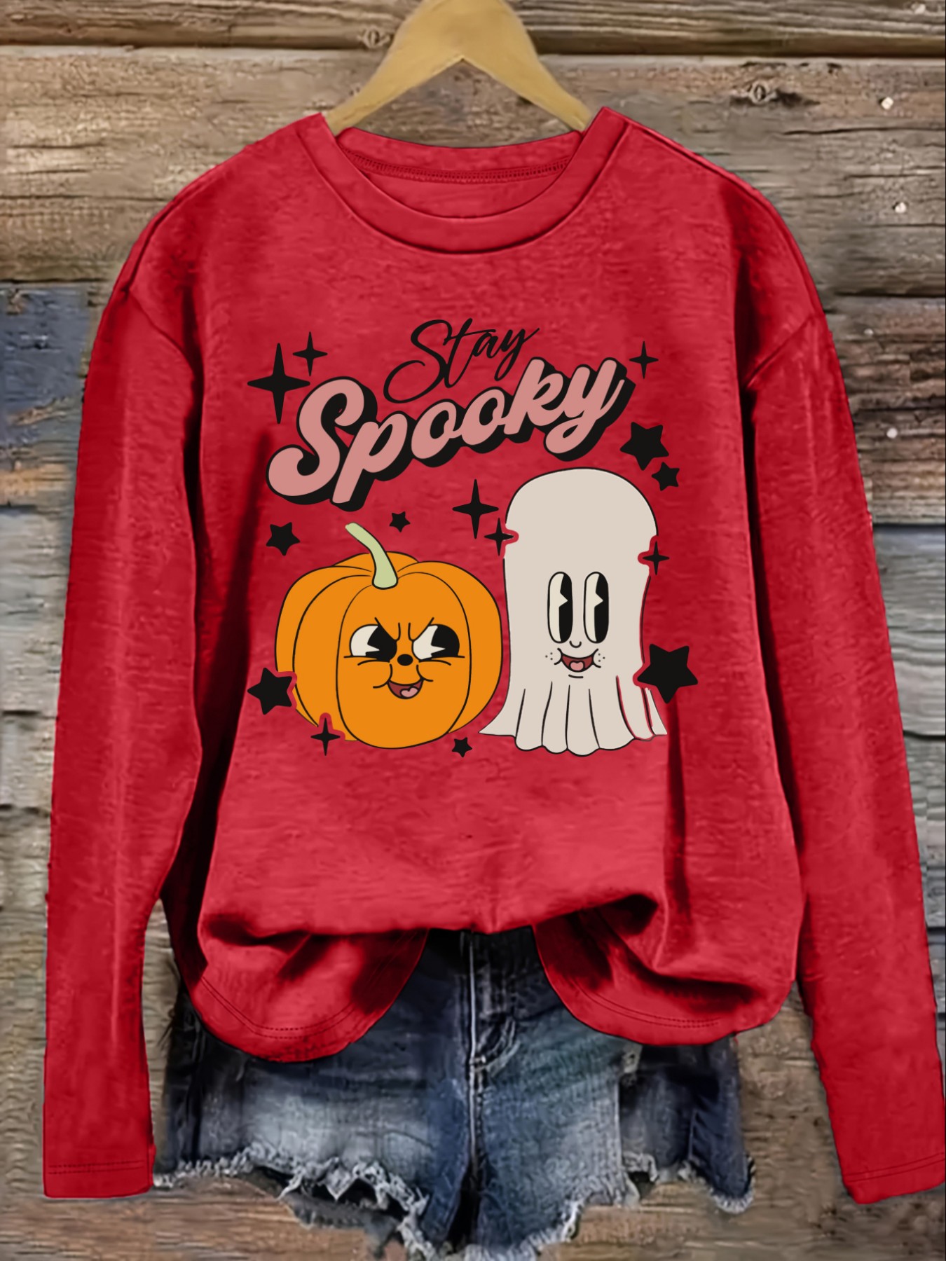 เสื้อยืดแขนยาวคอกลมลำลองสำหรับ - Winter Clothing Design บทวิจารณ์และราคา