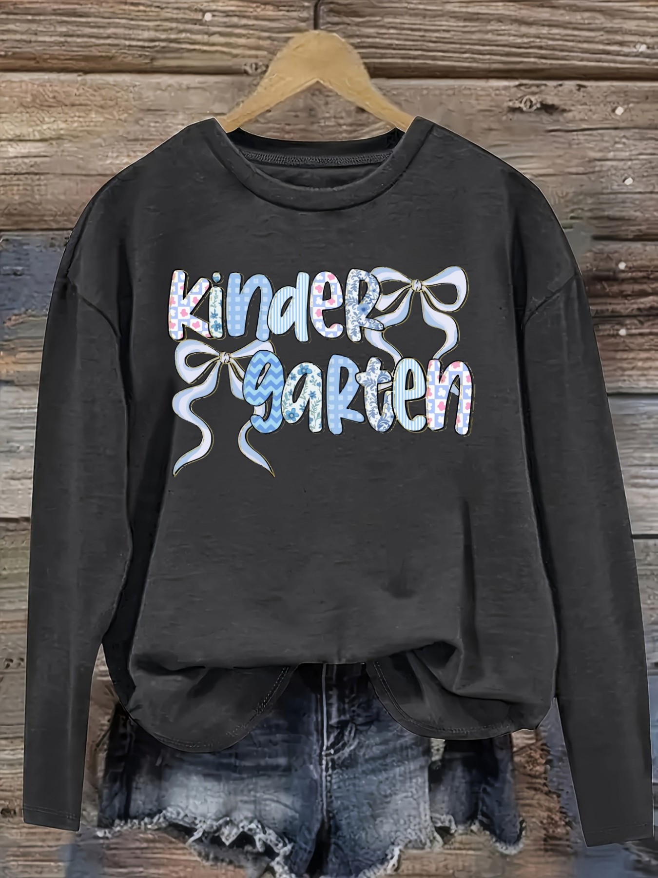 เสื้อยืดแขนยาวคอกลมลำลองสำหรับ - Winter Clothing Patterns บทวิจารณ์และราคา