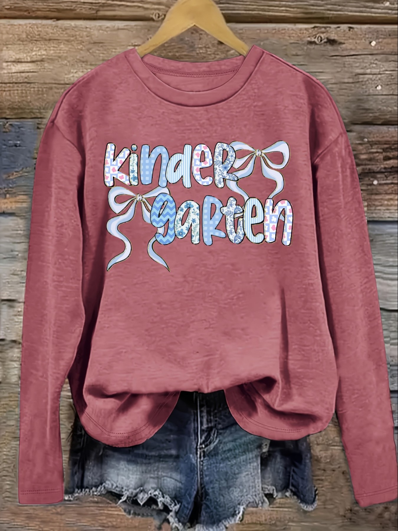 เสื้อยืดแขนยาวคอกลมลำลองสำหรับ - Winter Clothing Patterns บทวิจารณ์และราคา