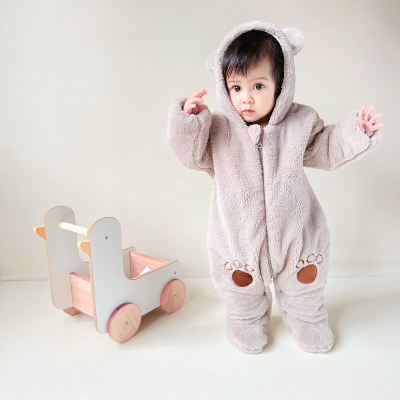 ชุดรอมเปอร์เด็กน่ารัก ชุดจั๊มส - Winter Clothing Toddler บทวิจารณ์และราคา