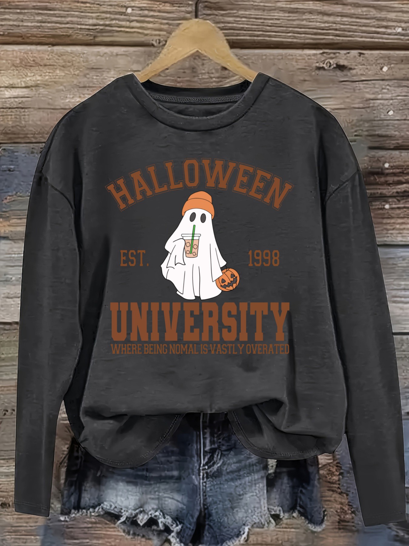 เสื้อยืดแขนยาวคอกลมลำลองสำหรับ - Winter Clothing Design บทวิจารณ์และราคา