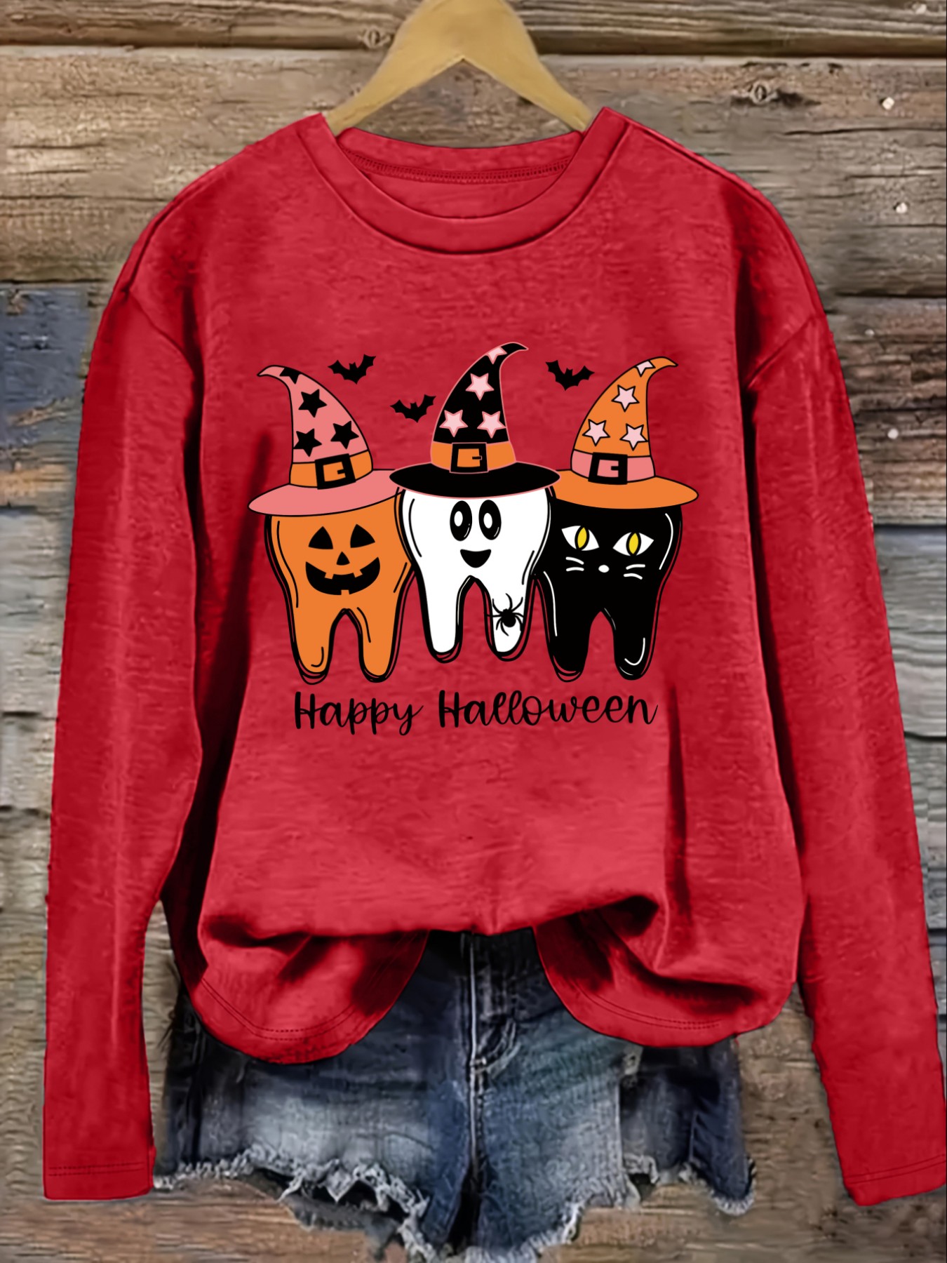 เสื้อยืดแขนยาวคอกลมลำลองสำหรับ - Winter Clothing Design บทวิจารณ์และราคา