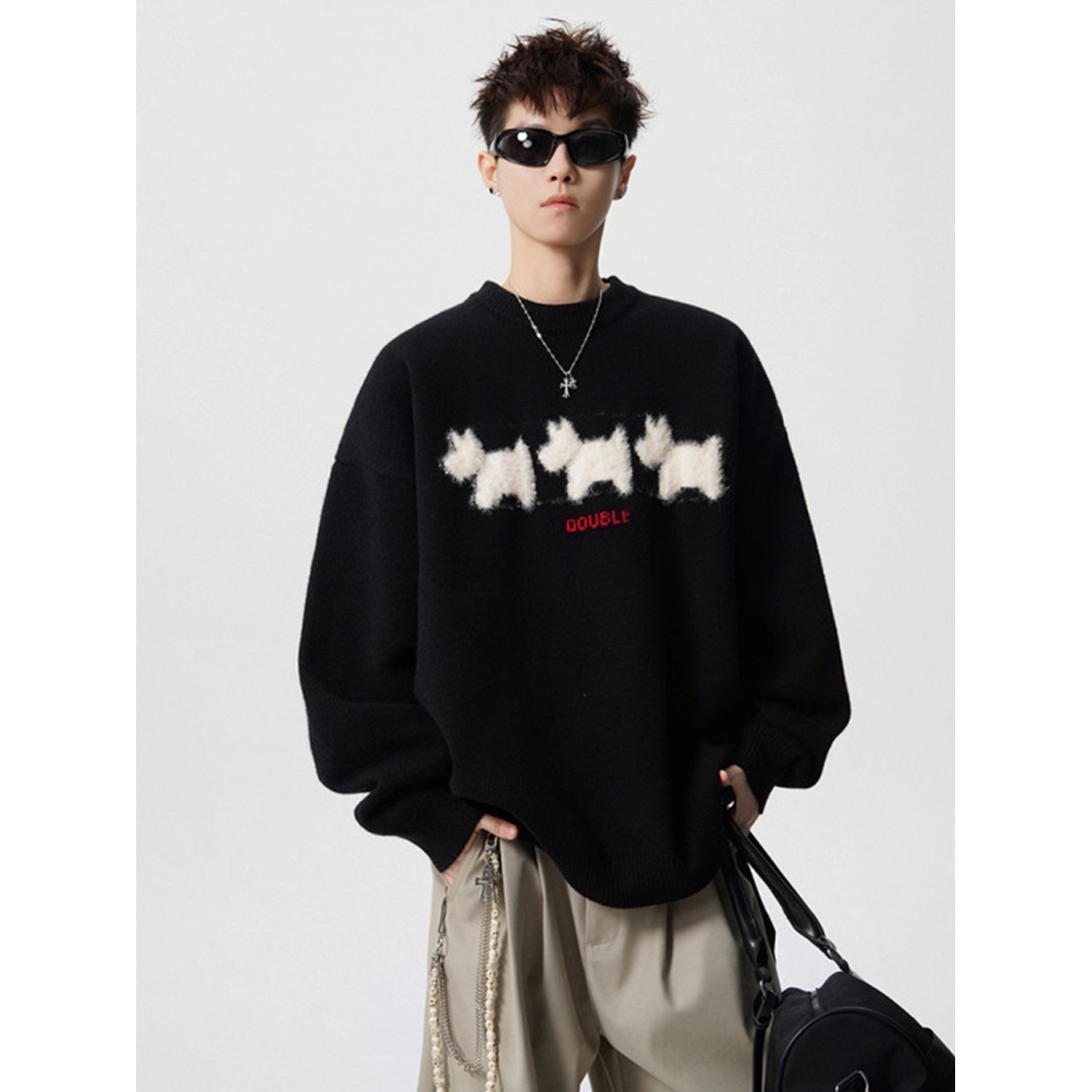 เสื้อสเวตเตอร์คอกลมแบบใหม่สำหร - Winter Clothing Brands บทวิจารณ์และราคา