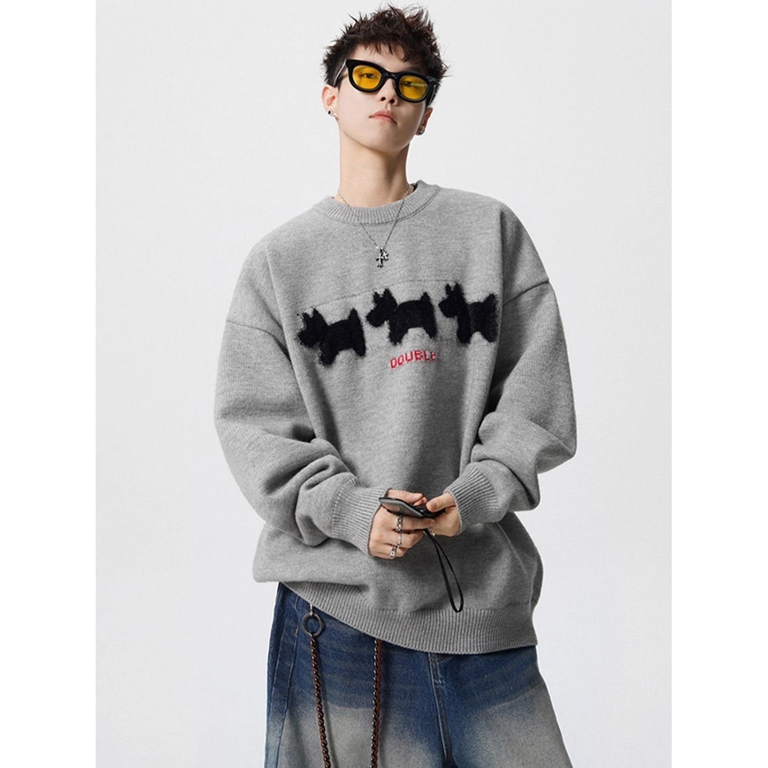 เสื้อสเวตเตอร์คอกลมแบบใหม่สำหร - Winter Clothing Brands บทวิจารณ์และราคา