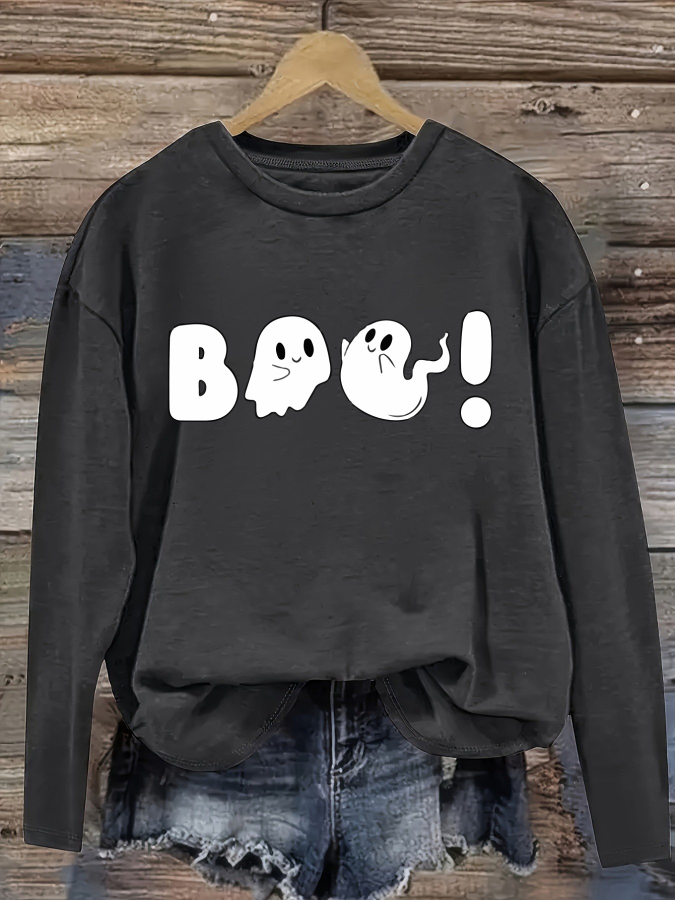 เสื้อยืดแขนยาวคอกลมสำหรับผู้หญ - Winter Clothing Design บทวิจารณ์และราคา
