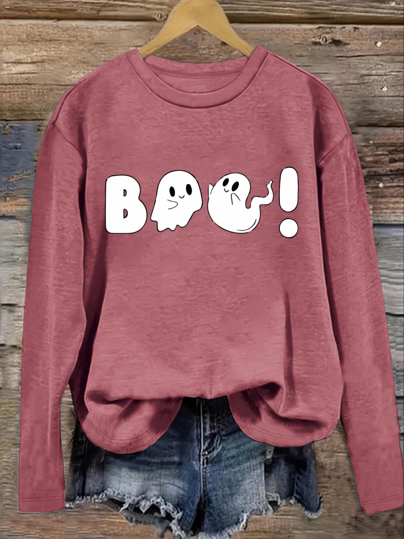 เสื้อยืดแขนยาวคอกลมสำหรับผู้หญ - Winter Clothing Design บทวิจารณ์และราคา