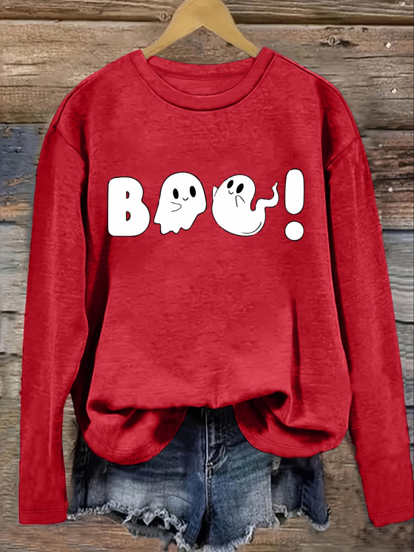 เสื้อยืดแขนยาวคอกลมสำหรับผู้หญ - Winter Clothing Design บทวิจารณ์และราคา